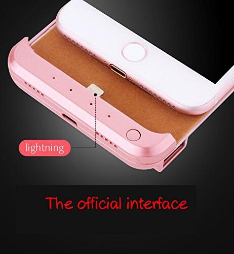 10000mAh External Battery Case Charger Portable Backup Power Bank Rechargeable Phone Pink Cases for iPhone 6 6s 7 8