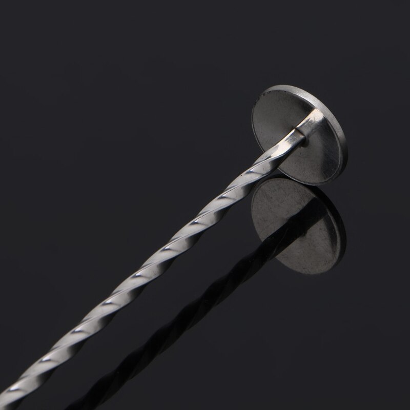 Stainless Steel Cocktail Stirrer Bar Puddler Martini Stirring Spoon