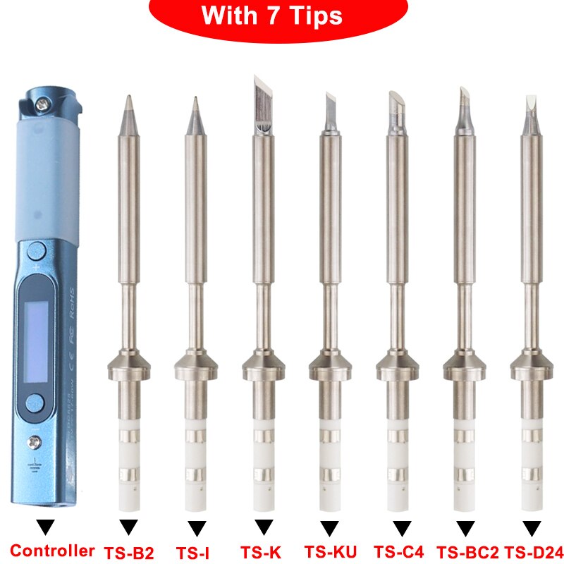 PINE64 Pinecil Portable Mini USB-C OLED Soldering Iron 60W Adjustable Temperature Electric Welding Tools