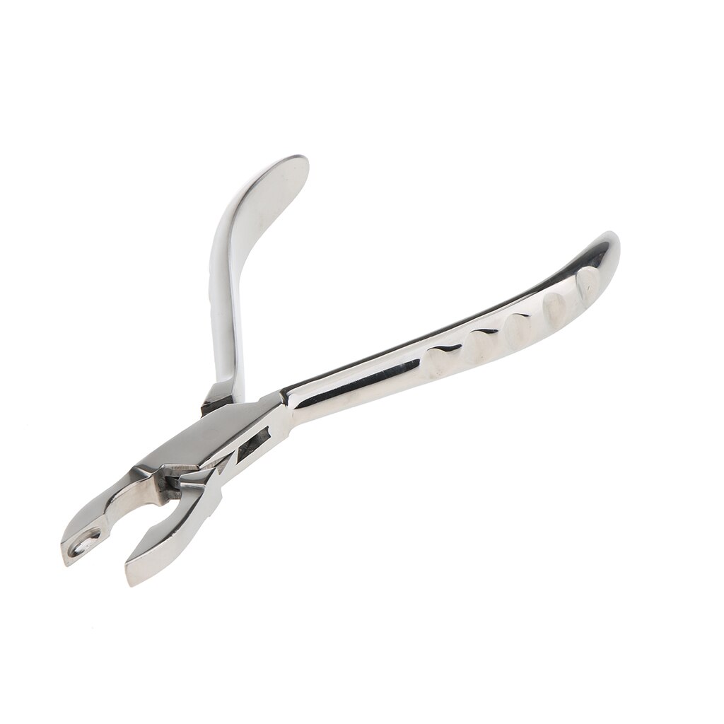 Stainless Steel Bead Ring Closing Plier Clamp Jewelry Forceps