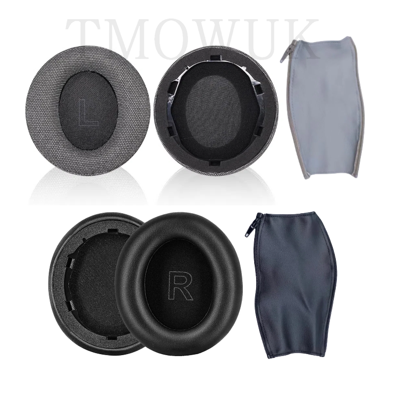 Almohadillas para los oídos Anker Soundcore Life Q10 Q20 Q30 Q35 auriculares de repuesto cojín de espuma suave almohadilla de esponja orejeras de cuero