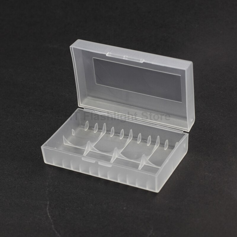 Battery Storage Box for 2 x 21700 Battery - Transparent ( 2 pcs )