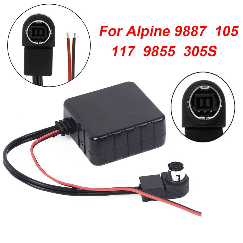 Auto Bluetooth Adapter Aangesloten Op Auto Stereo Via Kabelboom Voor Alpine CVA-1004 IVA-D300 IVA-D900 Auto-interieur Decoratie