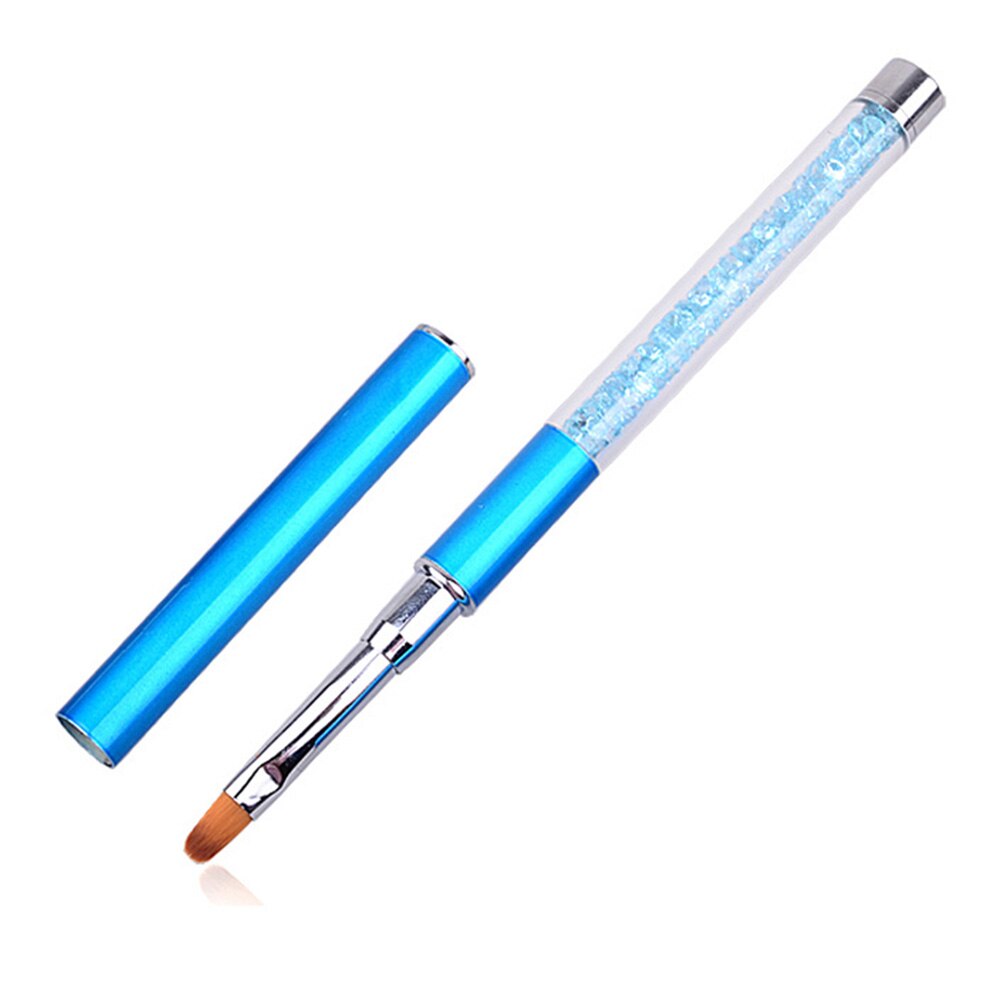 1 pièces strass diamant brosse à ongles Nail Art manucure brosses ensemble ligne fleur stylo pointillage peinture bricolage acrylique brosse à ongles Liner