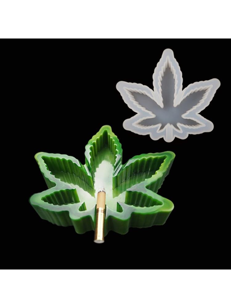 Maple Leaf Ashtray Casting Silicone Mould DIY Crafts Soap Plaster Jewelry Making Tool Crystal Epoxy Resin Mold