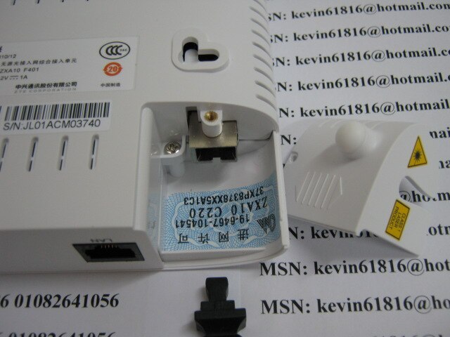 ZTE ZXA10 F411 EPON ONU con un ethernet y un puerto de voz terminal FTTH de red óptica