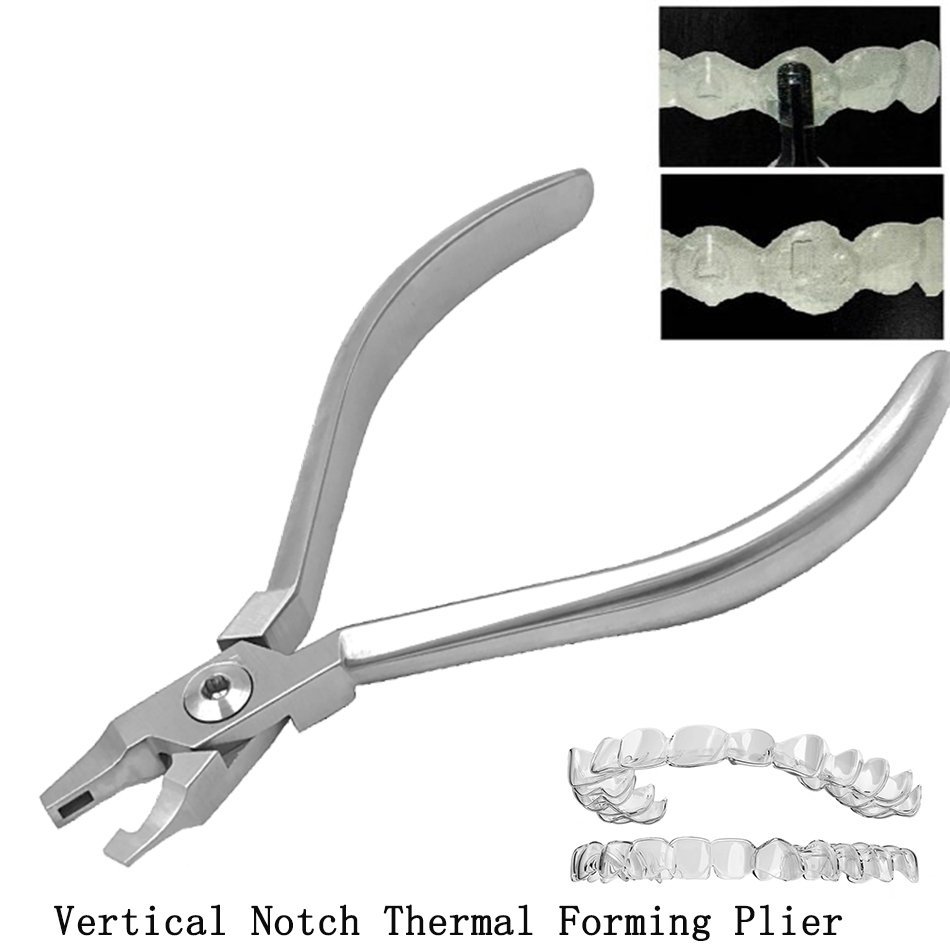 Orthodontische Tang Dental Lab Tandarts Gereedschap Thermische Vormtang Perforator Aligner Tang Onzichtbare Brace Tang