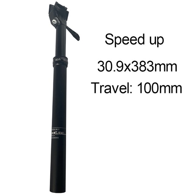 KS EXAForm-Tubo de asiento de bicicleta, tija de sillín de altura ajustable, Control manual, 27,2/30,9/31,6mm: 30.9 travel 100