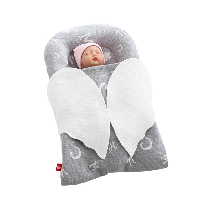 neugeboren Baby Flügel Nest Bett mit Decke Startseite tragbar Baby Wiege Stoßstange geboren Schlafen Korb Babynest Bettzeug Pflege: G