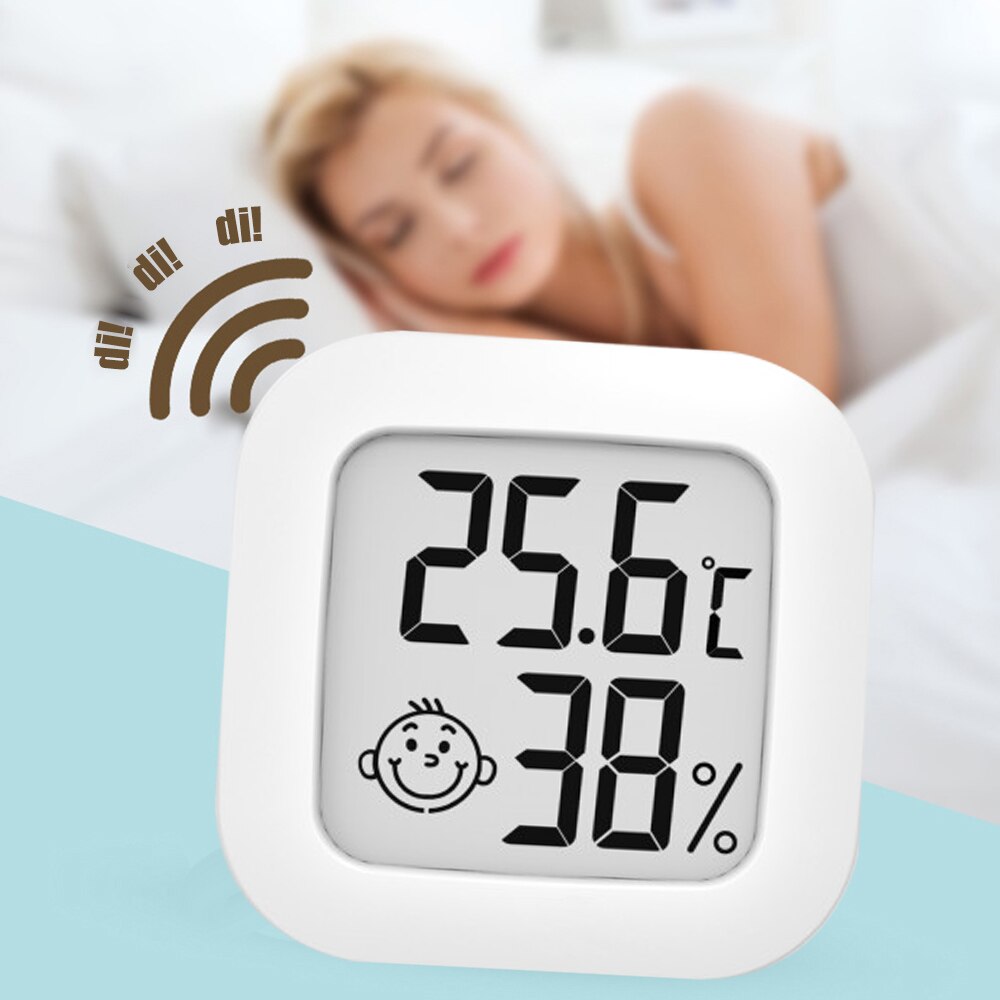 Mini hygromètre numérique, lecture facile, mesure précise de la température/humidité intérieure, 1 pièce