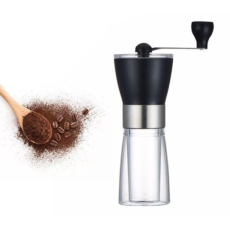 Portable Manual Coffee Bean Grinder Hand Crank Mill Tool Handheld Coffee Machine A0KC