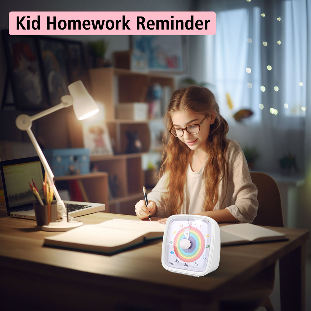 Zeit management Tool 60 Minuten ultra leise visuelle Timer Wecker Kinder Kinder Erinnerung Countdown Timer Nachtlicht