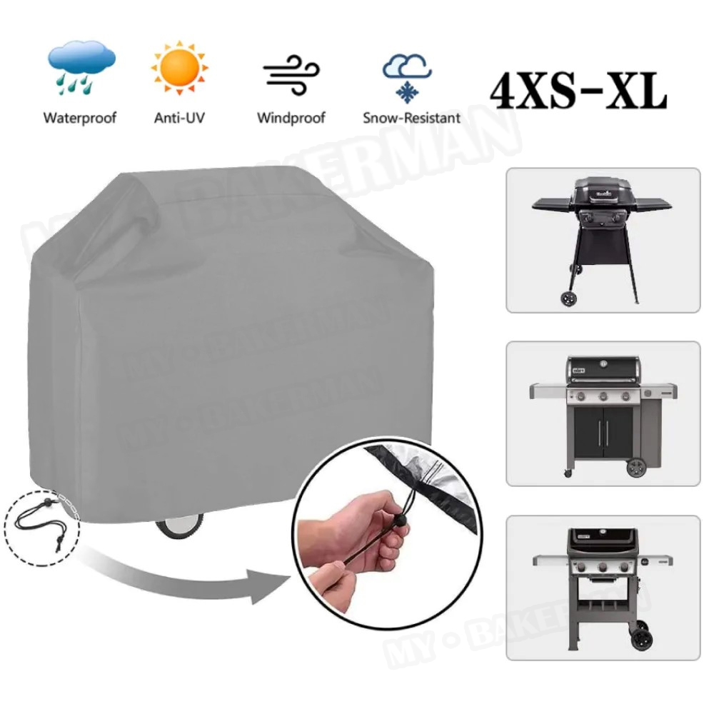 8 Maten Buiten Barbecue Hoes Stof En Waterdichte Weber Zware Barbecue Hoes Regen Proof Buiten Barbecue Cover Rond