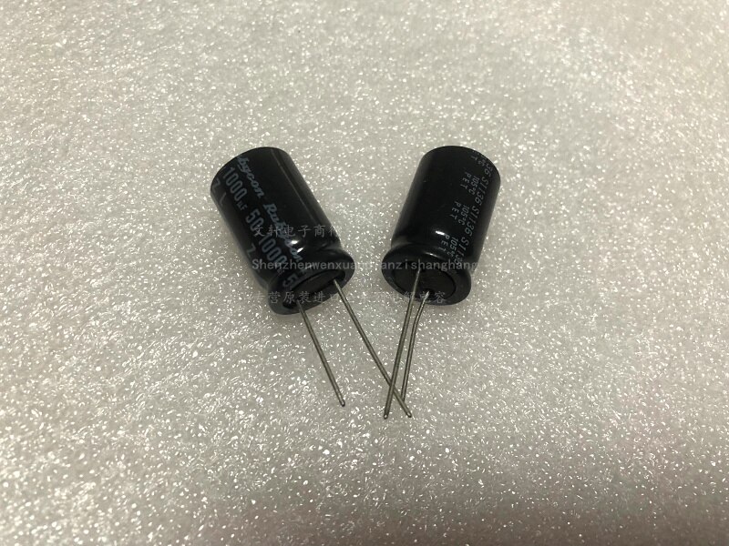 10Pcs/30Pcs/50Pcs 1000Uf 50V Rubycon Zl Serie 16X25Mm Lage impedantie Lange Levensduur 50V1000uF Elektrolytische Condensator