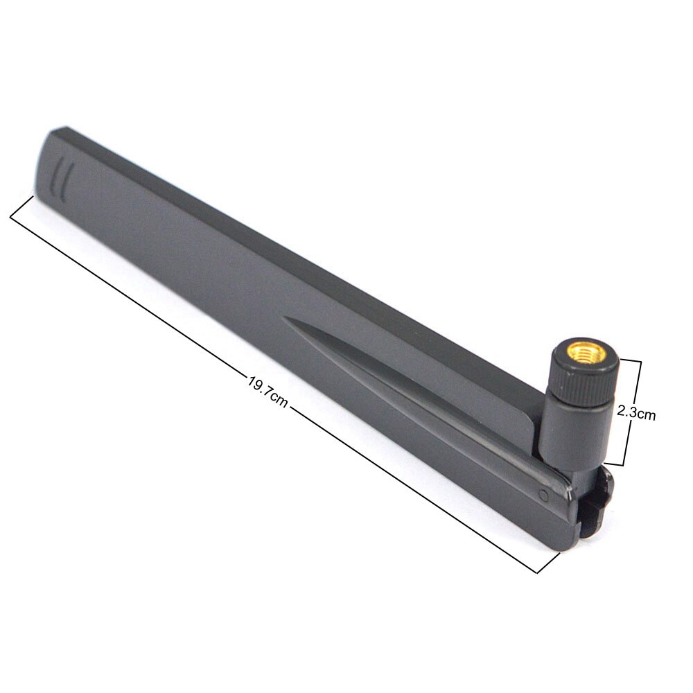 Conector macho para enrutador inalámbrico 2,4 GHz 18dBi, antena aérea WiFi con adaptador WiFi RP-SMA, grupo de módem STB