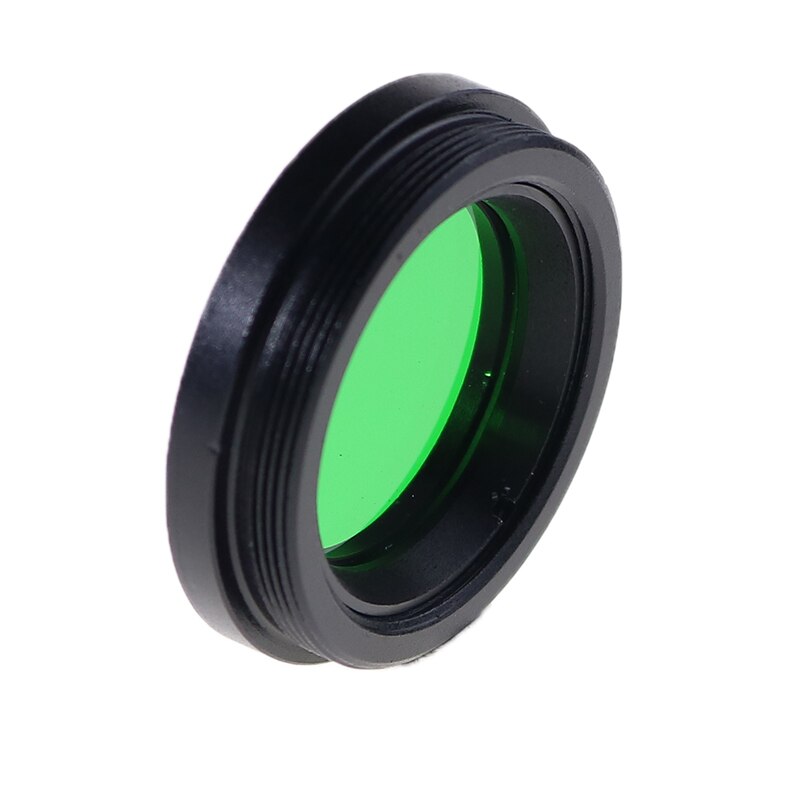 1.25 "filtres de couleur vert Astro pour télescopes astronomiques lentille oculaire planètes filtre de nébuleuse M28x0.6 filetage fin métrique
