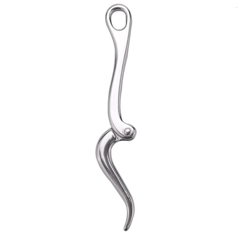 Hameçon Pelican en acier inoxydable 100, 316mm, avec attache à dégagement rapide, matériel pour bateau marin