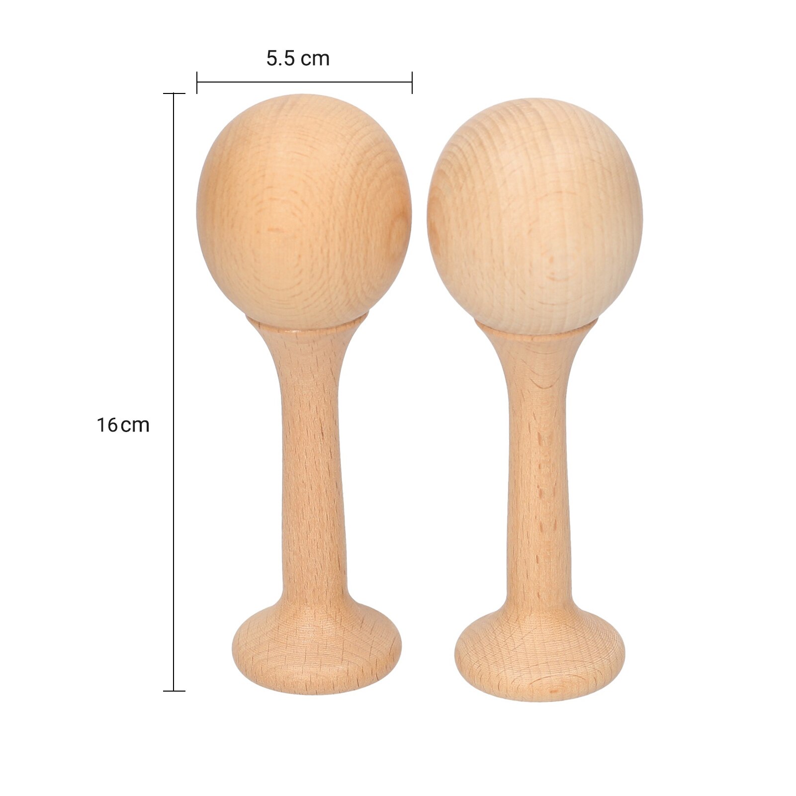 Holz Hammer Rassel Spielzeug Buche Maracas Rumba Shaker Rasseln Schlagzeug Instrument für freundlicher Kleinkinder Vorschüler