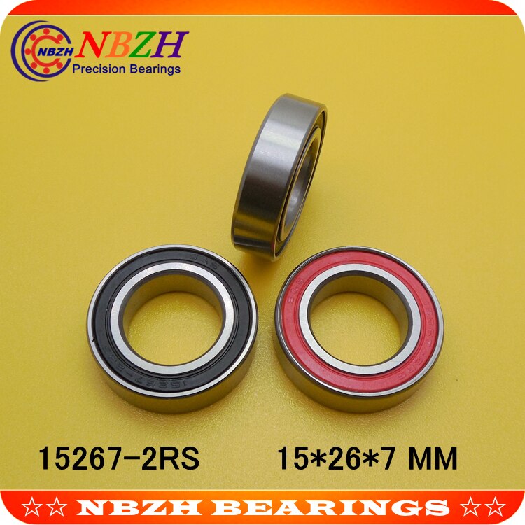 15267-2RS 15267RS MR15267 15267 2RS GCR15 rodamiento de bolas 15x26x7mm ruedas de bicicleta cojinete de reparación de soporte inferior 15*26*7 MM