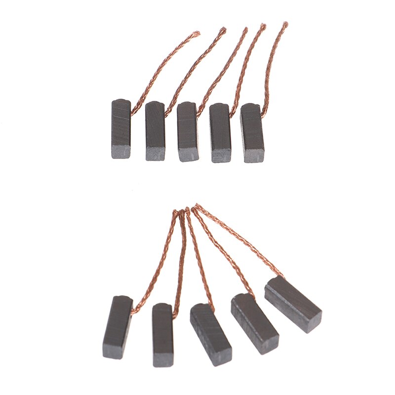 10 paar koolborstels, 12,7 x 5,5 x 4 mm, voor elektrische boormachines