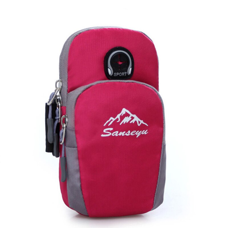 For 5.5 inch Smartphone Sport Armband Outdoor Running Mobile Phone Arm Band Cover Holder Pouch Case H h-grade Nylon Cloth