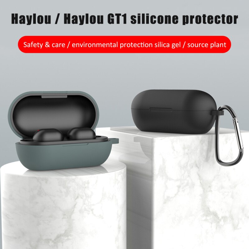 6 Kleuren Zachte Siliconen Case Voor Haylou GT1 Tws Bluetooth Koptelefoon Draadloze Hoofdtelefoon Voor Hooi Lou Headset Bescherming