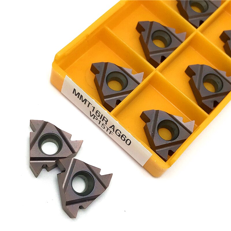 MMT 11ER 16ER 22ER AG60 VP15TF Thread Turning Tool Carbide Insert Steel Processing CNC Metal Lathe Tool Cutting Turning Insert