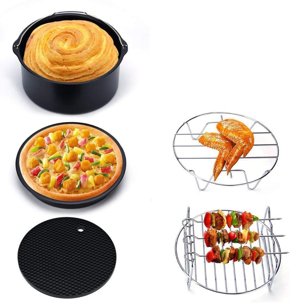 Best Sell Electric Air Fryer Deep Oven Cooker with Recipe,1300 W, Time and Temperature Display, Touch-Screen Control, Detachable