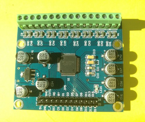 For ADS8578 high speed 14Bit 8 channel synchronous ADC module bipolar sampling rate 200K industrial grade