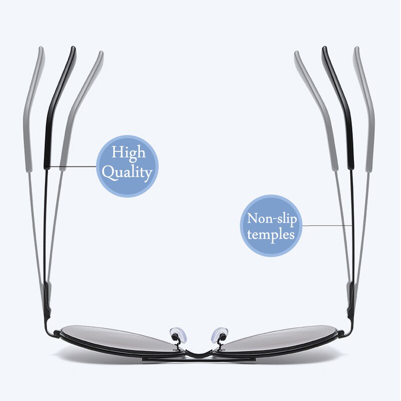 Retro Progressive Multi-Focus Zon Leesbril Mannen Vrouwen Smart Zoom Anti-Blauw Licht Outdoor Full Frame Grijs brillen 2022