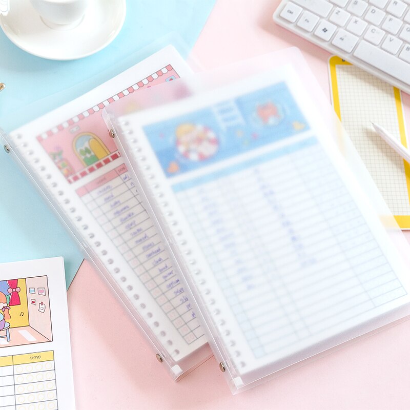 Yisuremia Kawaii B5 Losbladige Hervulbare Woordenschat Woord Boek Engels Geheugen Studie Notebook School Briefpapier