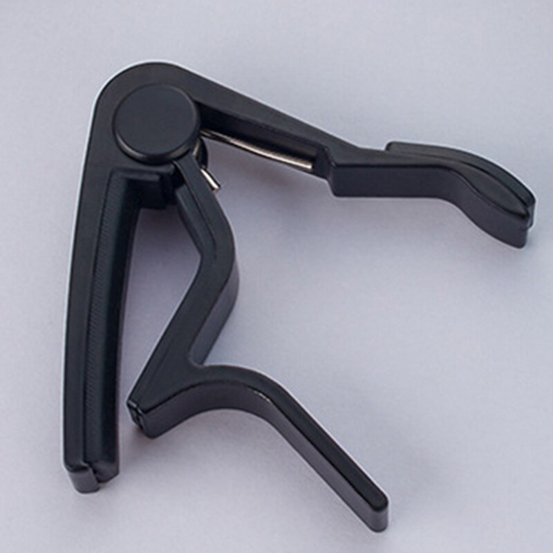 Guitar Capo Quick Change Clamp Aluminium Alloy Guitar Tuner Clamps Key Trigger Capo Tone Acoustic Classic Guitar Accessories: Metal - Black