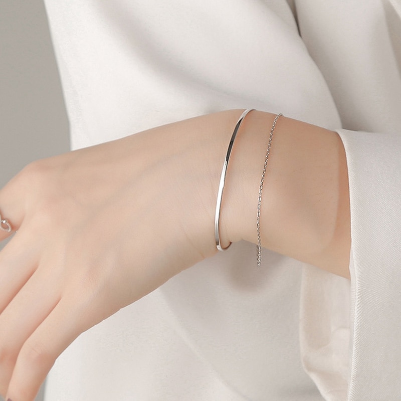 trendy dobbeltlags menn kvinner armbånd enkelt til venninne bursdag smykker tilbehør