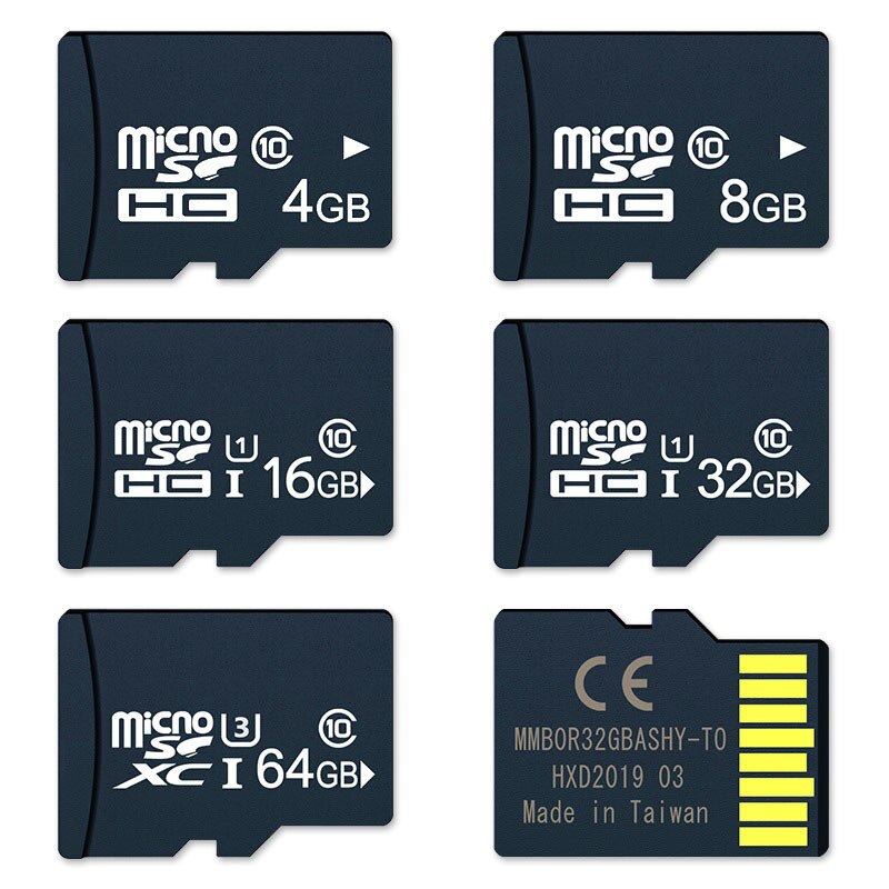 Promotional Memory Card 10pcs 128MB 256MB 512MB 1GB 2GB Black TF Cards TransFlash Micro Digital Secure SD Kaart 1G