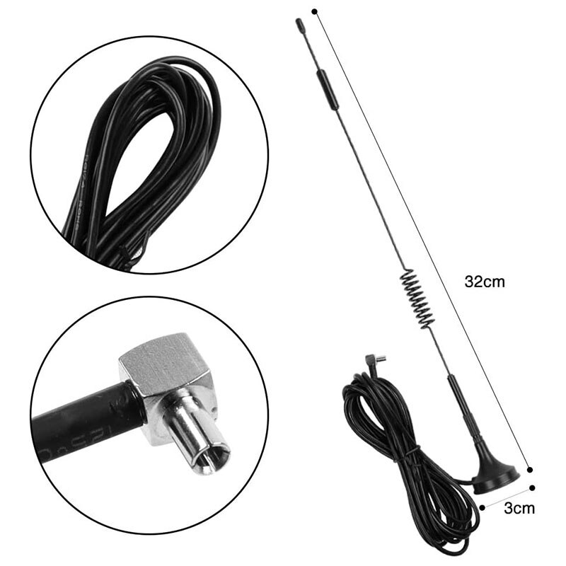 -4G TS9 Antenna Mobile Hotspot Signal Booster Apply to Nighthawk M1 4G LTE Router 4G LTE Broadband Modem(2-Pack)