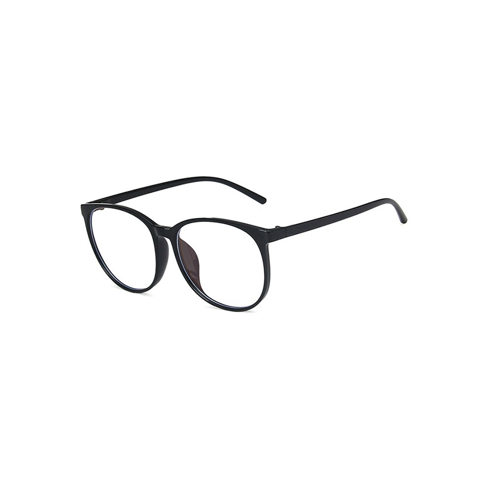 FS Optical Retouching Big Face Blue Light Blocking Glasses Transparent Women Anti Bluelight Glasses Oversize Frame: C1
