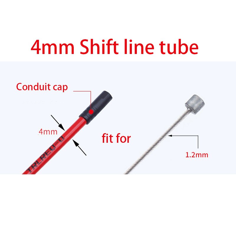 500Mm Berg/Road/Vouwfiets Shift Lijn Buis Case Mtb Fiets Remhendel Draad Buis Fietsen Shift brake Inner Cable Buis