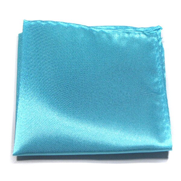 Luxus männer Platz Taschentuch Einfarbig Taschentücher Silk Hanky Anzug Tasche Handtuch Hochzeit Bankett Party 25 Farben: Color 8