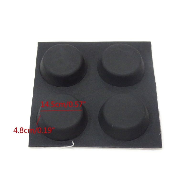 Universal- Laptop/Computer Tastatur Steht, 4 Pack Anti-Unterhose Silikon Steigleitung Stabile Ständer, Ultra Kompakte Belüfteten Füße