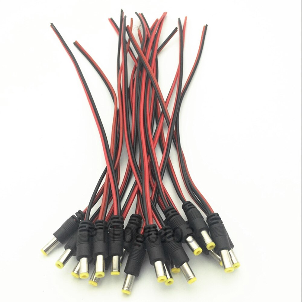 10 stücke 5,5x2,1/5,5*2,1mm Buchse stecker 12 V DC... – Vicedeal