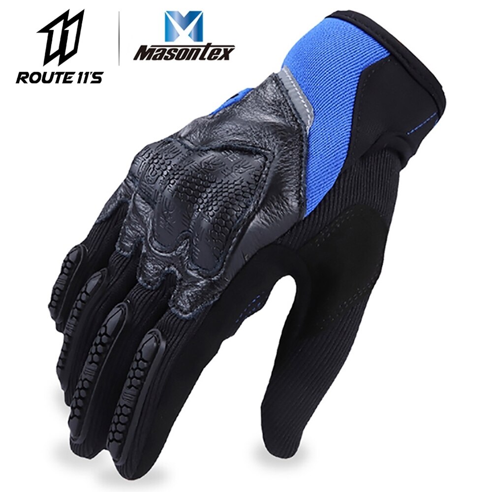 Masontex Moto-Cross Handschuh Kohlenstoff Fiber Motorrad Handschuhe Voll Finger Moto Touchscreen Guantes Moto Atmungsaktive Motorrad Handschuhe