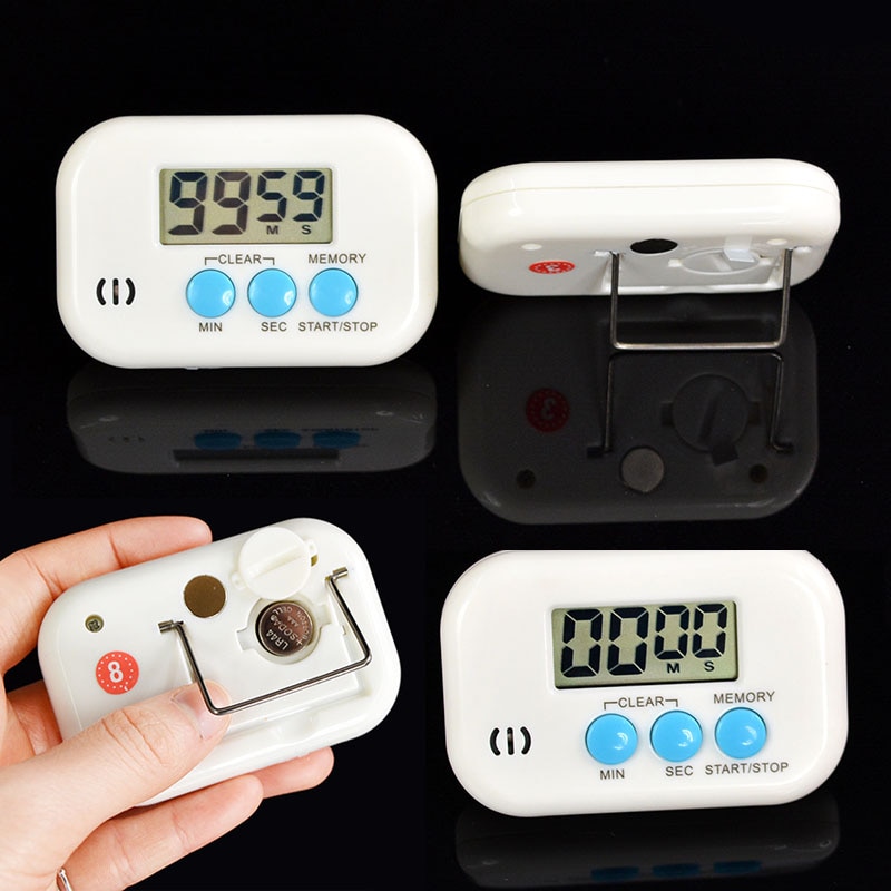 Alarma electrónica contador hasta la cocina Digital de cocina reloj magnético LCD temporizador