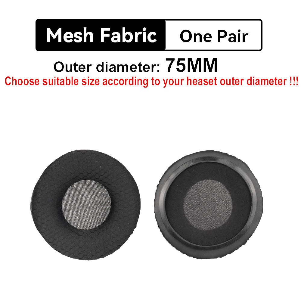 Universal Earpads 90mm Universal 100mm 85mm For Headphone Mesh Earpads 100mm Audio Technica 70mm Earpads: Lvory