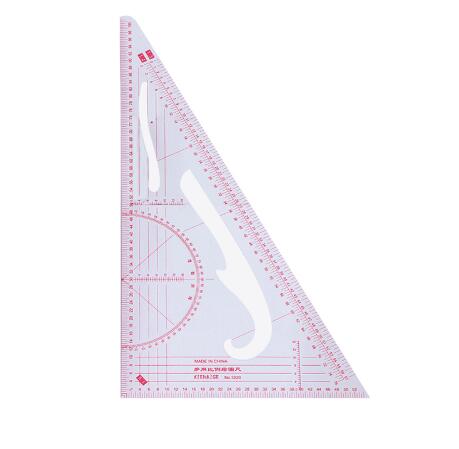 Multi-function Triangular Scale Ruler Measure Plastic Dressmaking Tailor Sewing: Default Title