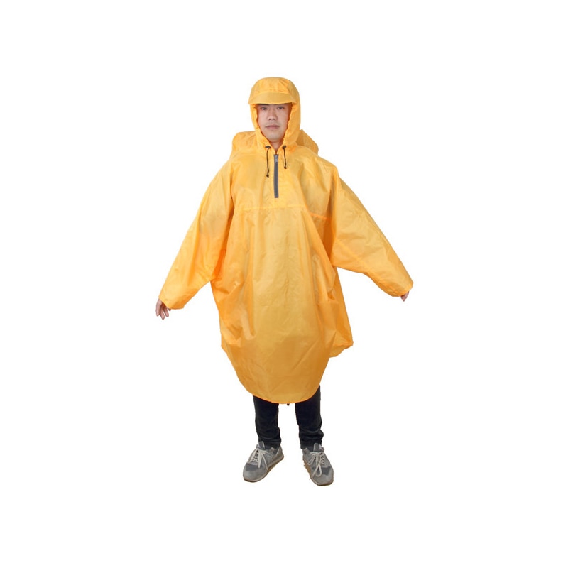 Housse de sac à dos une pièce, imperméable Poncho Cape de pluie en plein air randonnée Camping vestes imperméables unisexe