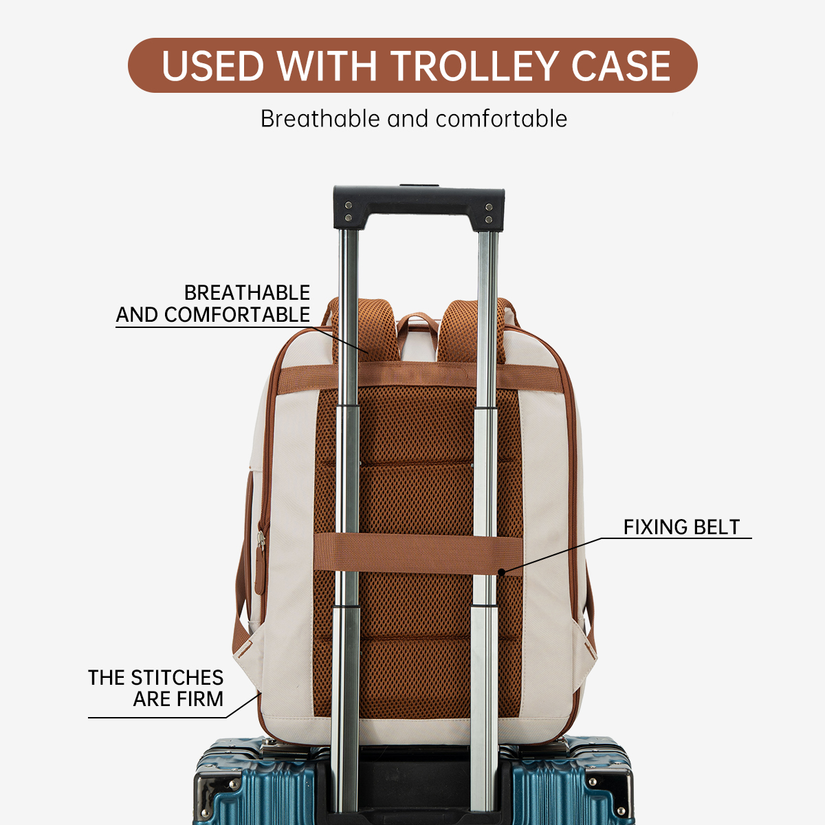 Backpack for Women Simple Business Computer Backpack Outdoor Large Capacity Travel Bag Student School Bag for Boys