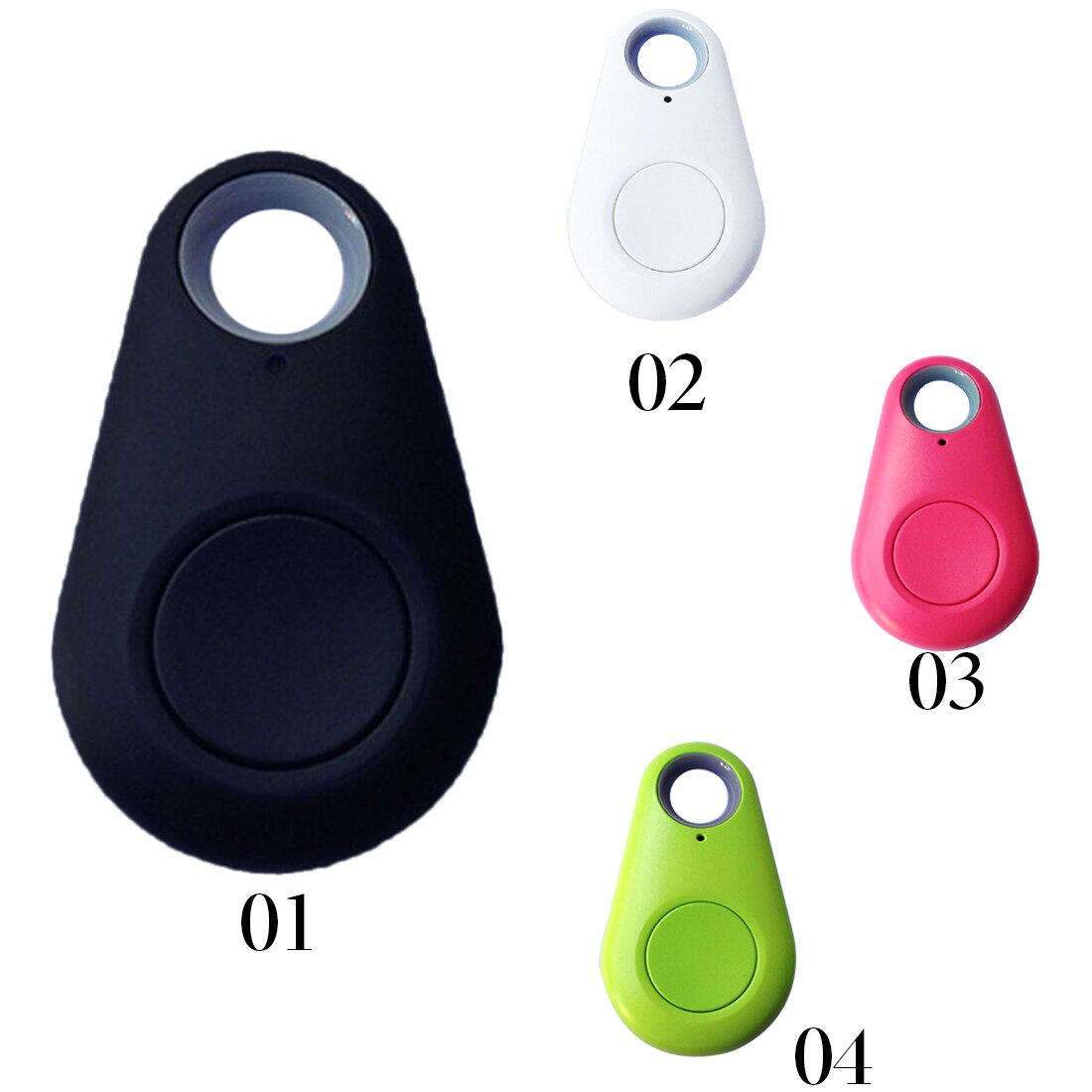 Wearable Bluetooth Tracker Apparaten Shape Key Finder Anti Verloren Alarm Met Controle Water Druppels Vormige Tracking Onderdelen