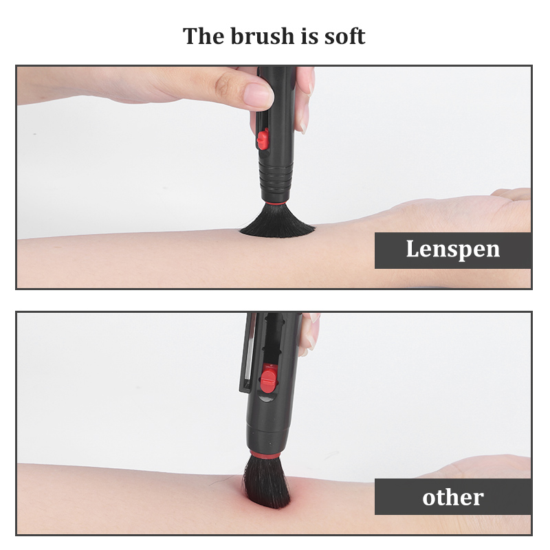 Genuine LENSPEN LP-1 Camera Lens Pen Clean Kit With Air Duster Brush CCD Cleaning Cloth Swab For Canon Camcorder VCR Slr