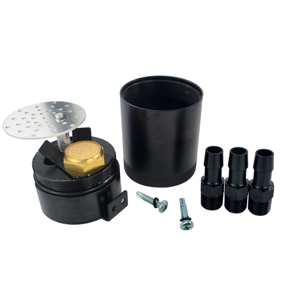 Rv RACING BAFFLED 3-PORT OIL CATCH CAN/TANK/separador de aire-aceite VR-TK66