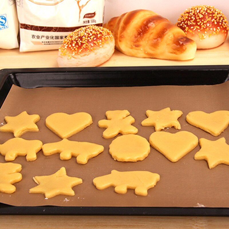 Silikon bakmatta brickpapper pad kakmatta bakugn verktyg bakmatta hög temperatur non-stick oljetålig bakning tillbehör